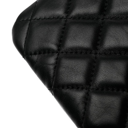 Chanel Lambskin Quilted Small Cosmetic Case Black 8 of 11