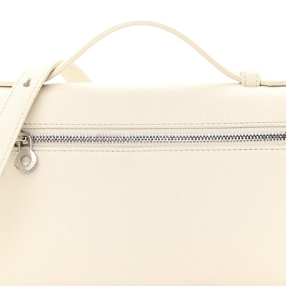 Loro Piana Grained Calfskin L19 Extra Pocket Pouch Whisper White 7 of 9