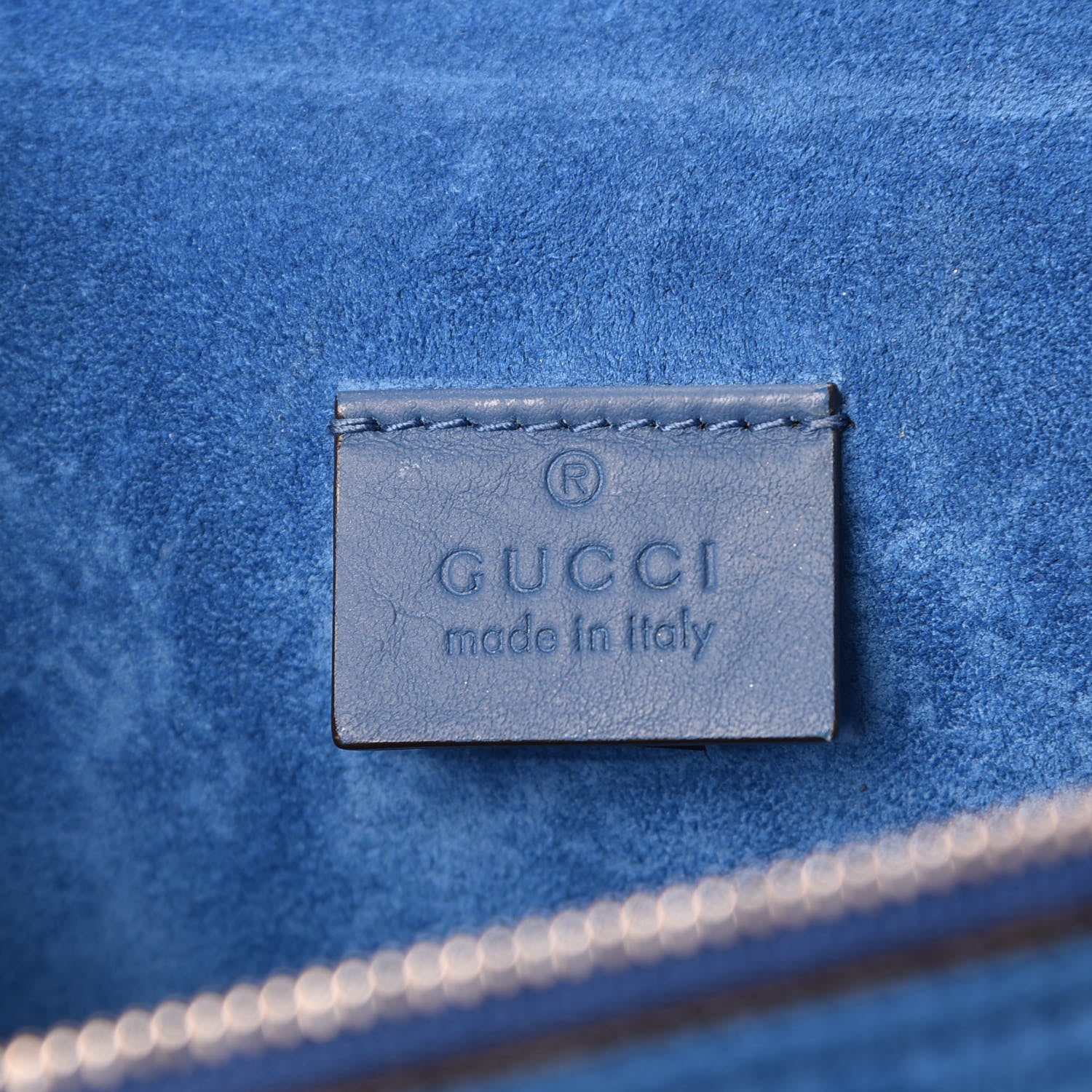 Gucci GG Supreme Monogram Medium Dionysus Shoulder Bag Blue 6 of 15