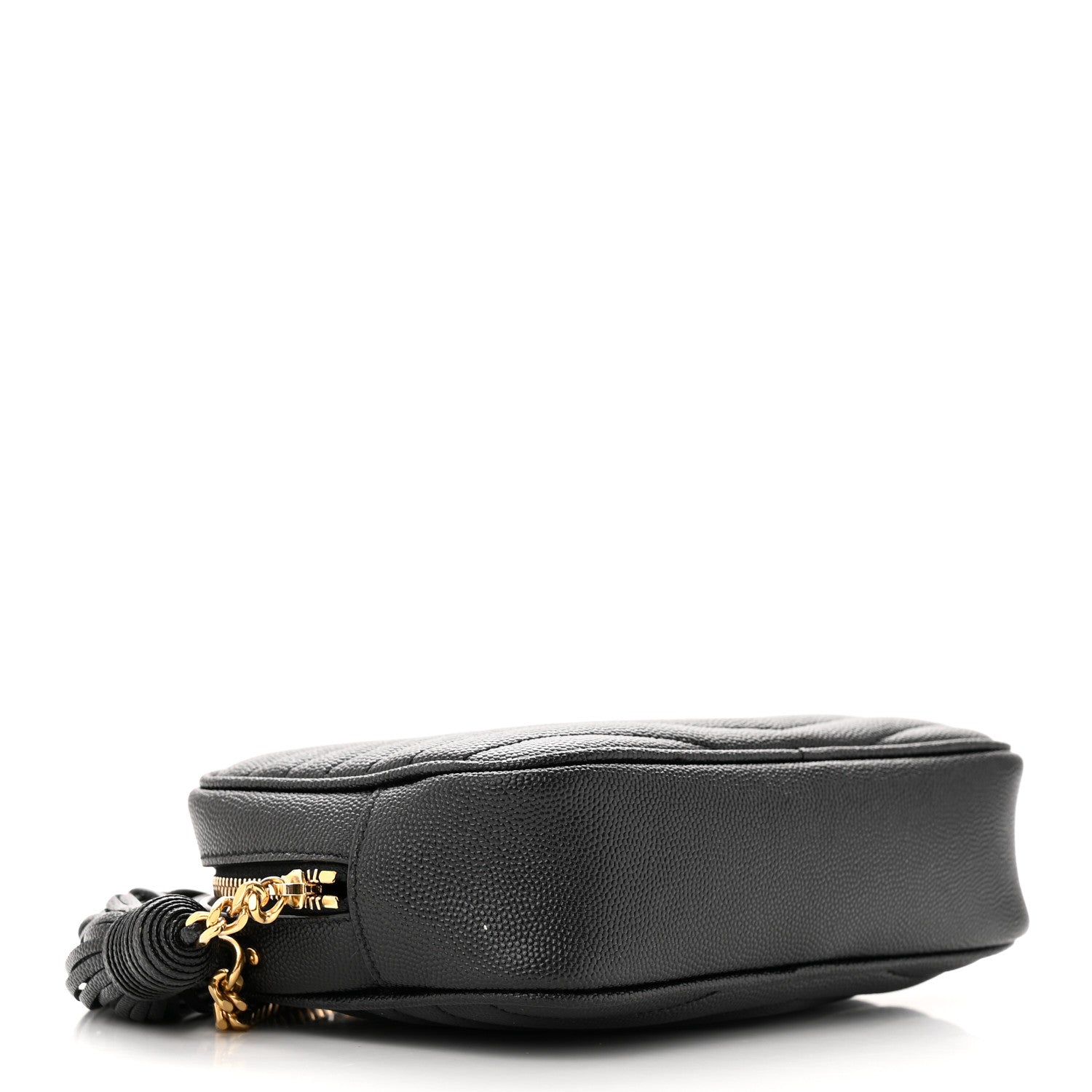 Saint Laurent Grain De Poudre Matelasse Monogram Mini Lou Camera Bag Black 4 of 13