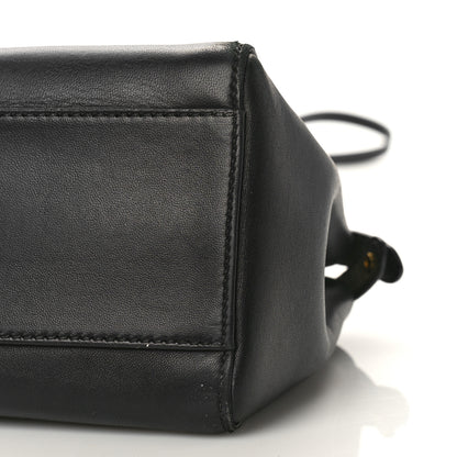 Fendi Nappa Mini Peekaboo Iconic Satchel Black 8 of 8