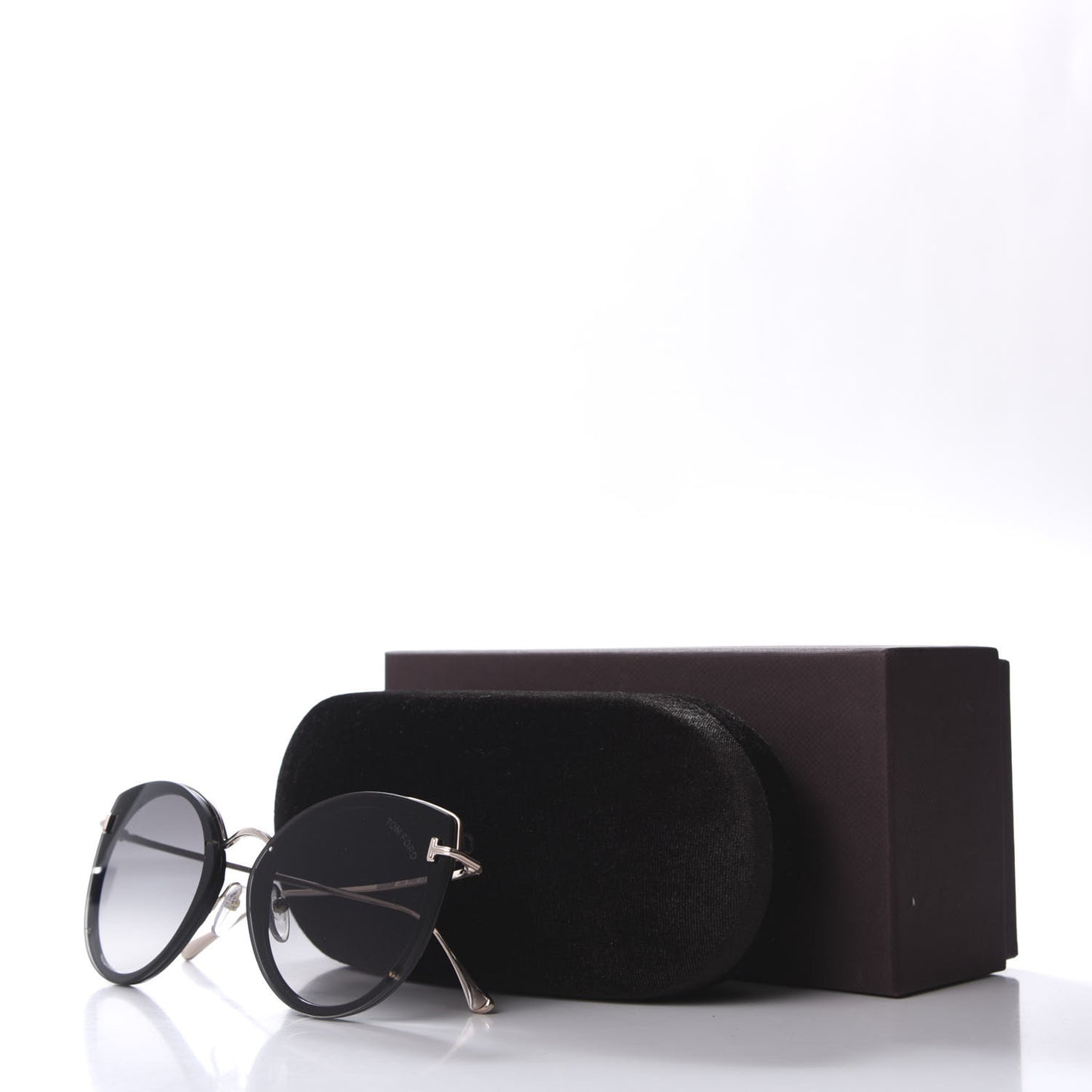 Jess Cat Eye Sunglasses TF683 Black