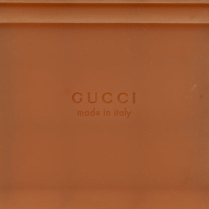 Gucci Monogram Maxi GG Angelina Platform 55mm Slide Sandals 36 Camel Ebony 6 of 9