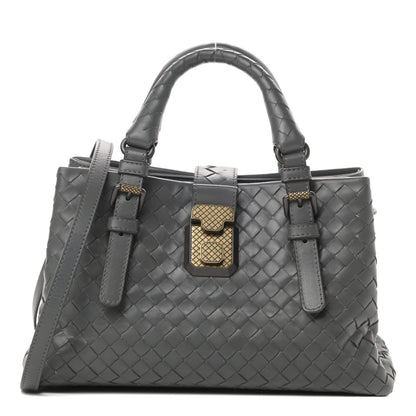 Bottega Veneta Calfskin Intrecciato Mini Roma Grey 1 of 11