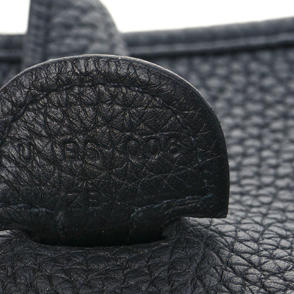 Hermes Taurillon Clemence Evelyne III PM Black 7 of 9