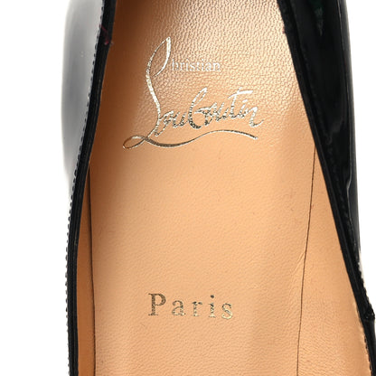 Christian Louboutin Patent Pigalle Plato 120 Pumps 38 Black 7 of 7