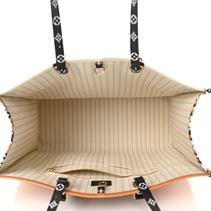 Louis Vuitton Monogram Giant Jungle Onthego GM Ivory 5 of 9