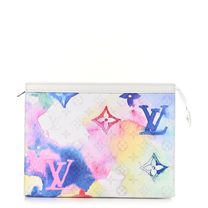Louis Vuitton Monogram Watercolor Pochette Voyage MM Multicolor 1 of 9