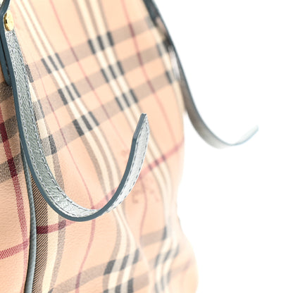 Burberry Haymarket Check Small Canterbury Tote Storm Grey 15 of 19