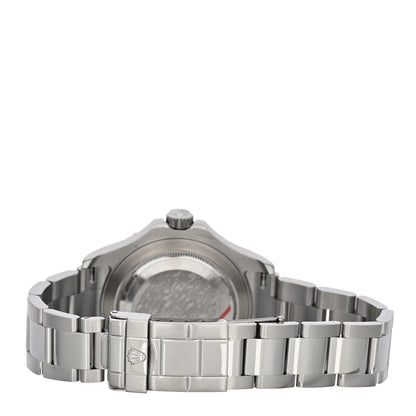 Rolex Stainless Steel Platinum 40mm Oyster Perpetual Date Yacht-Master Watch Silver 16622 3 of 4