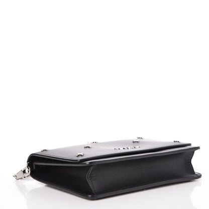 Givenchy Calfskin Cross Embellished Pandora Chain Wallet Black 4 of 8