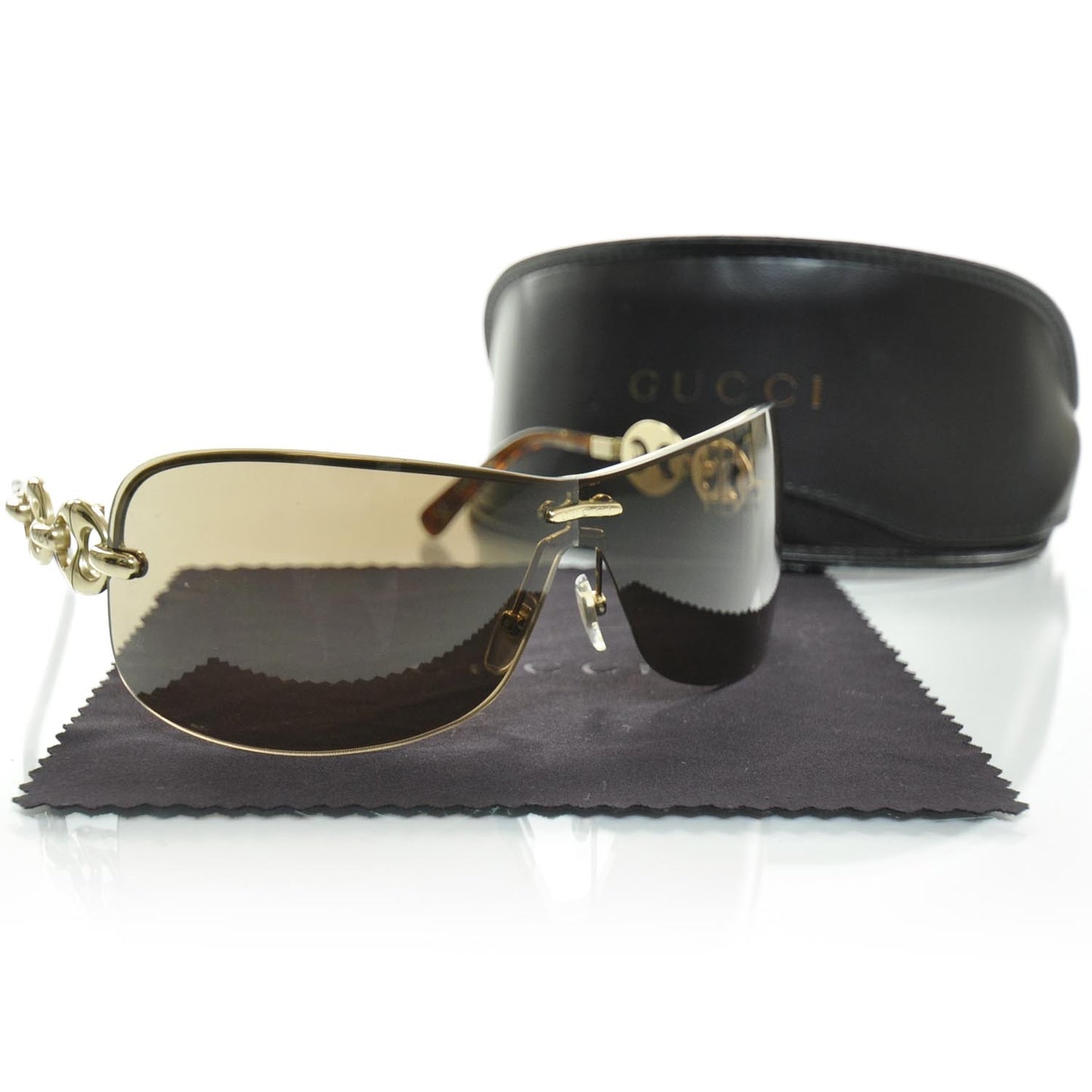 Semi Rimless Marina Chain Sunglasses 2772 S