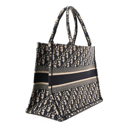 Christian Dior Oblique Medium Book Tote Blue Multicolor 3 of 13