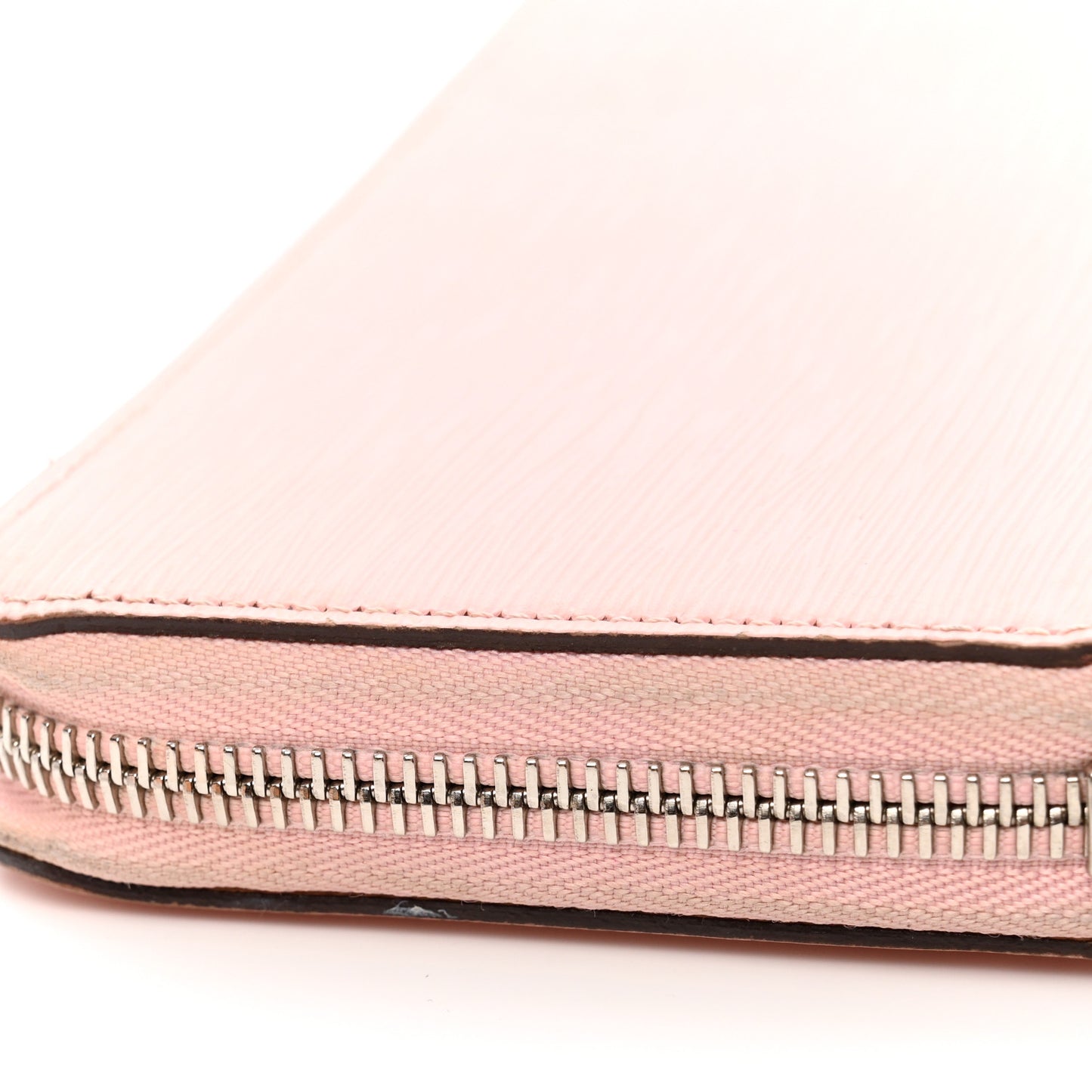 Epi Zippy Wallet Rose Ballerine