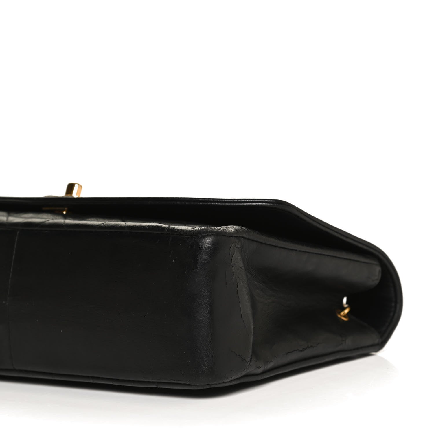 Chanel Lambskin Quilted Medium Single Flap Black 10 of 10