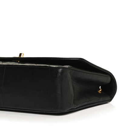 Chanel Lambskin Quilted Medium Single Flap Black 10 of 10