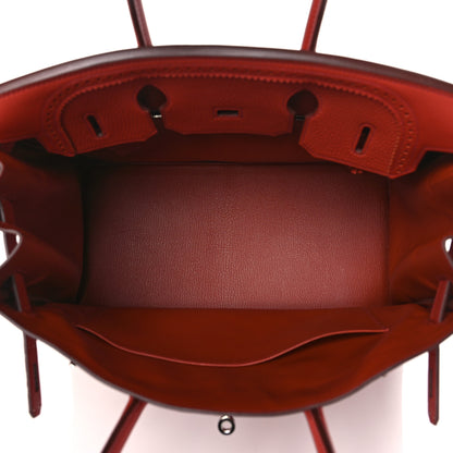 Hermes Togo Swift Ghillies Birkin 35 Brique 5 of 10