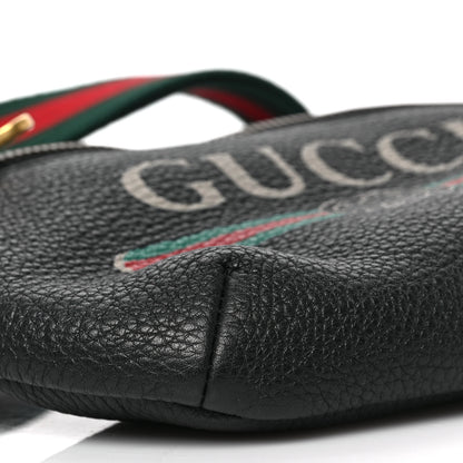 Gucci Grained Calfskin Small Logo Belt Bag Black 15 of 17