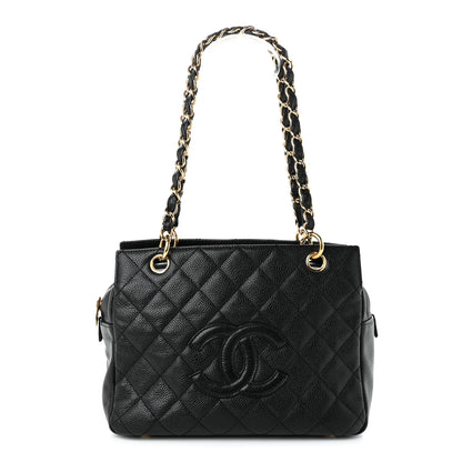 Chanel Caviar Quilted Petit Timeless Tote PTT Black 1 of 10