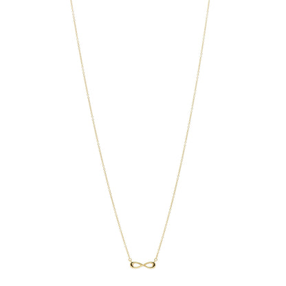 Tiffany 18K Yellow Gold Infinity Pendant Necklace 1 of 5