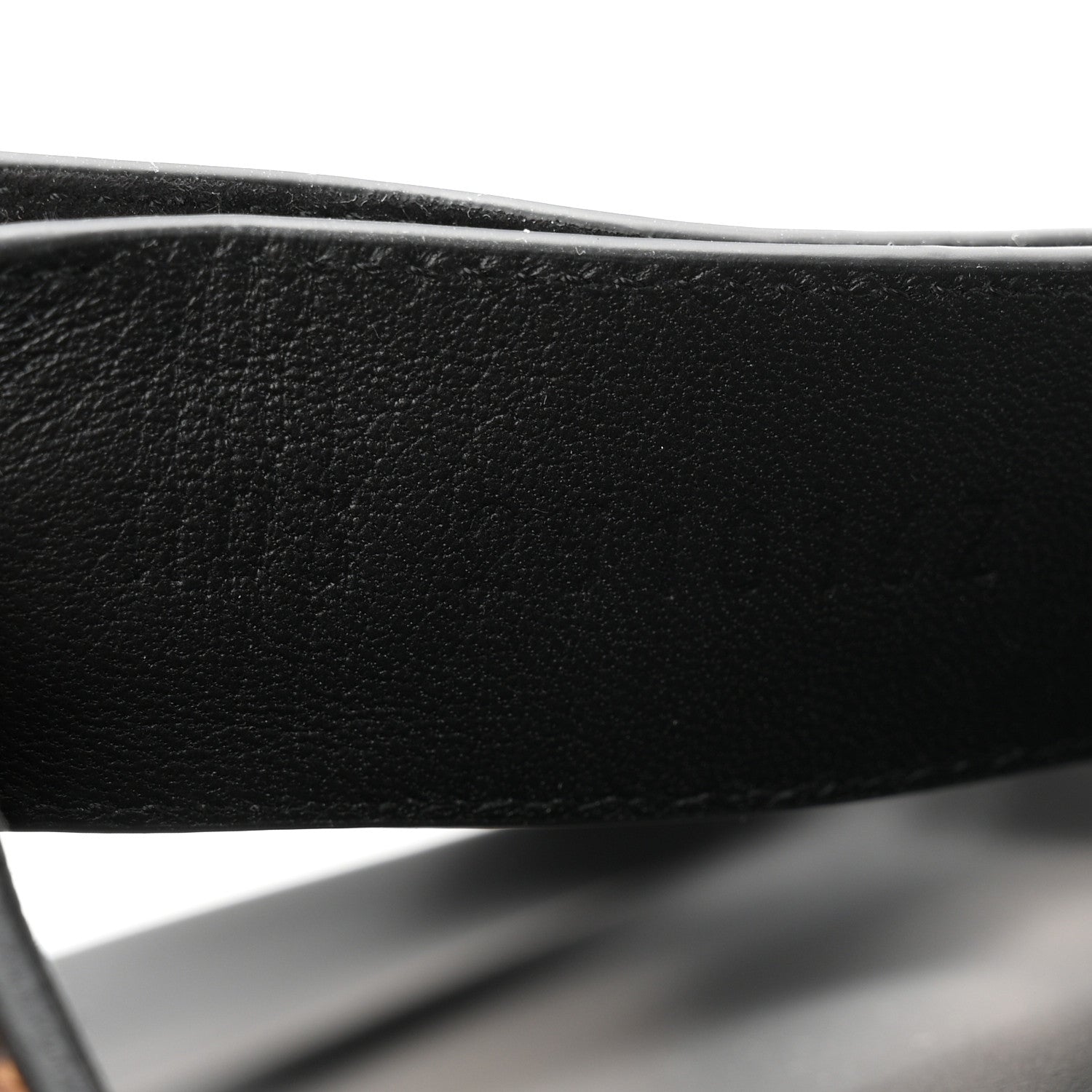 Hermes Moire Calfskin Suede Goatskin Womens Leopard Chypre Sandals 38 Gold Black 9 of 9