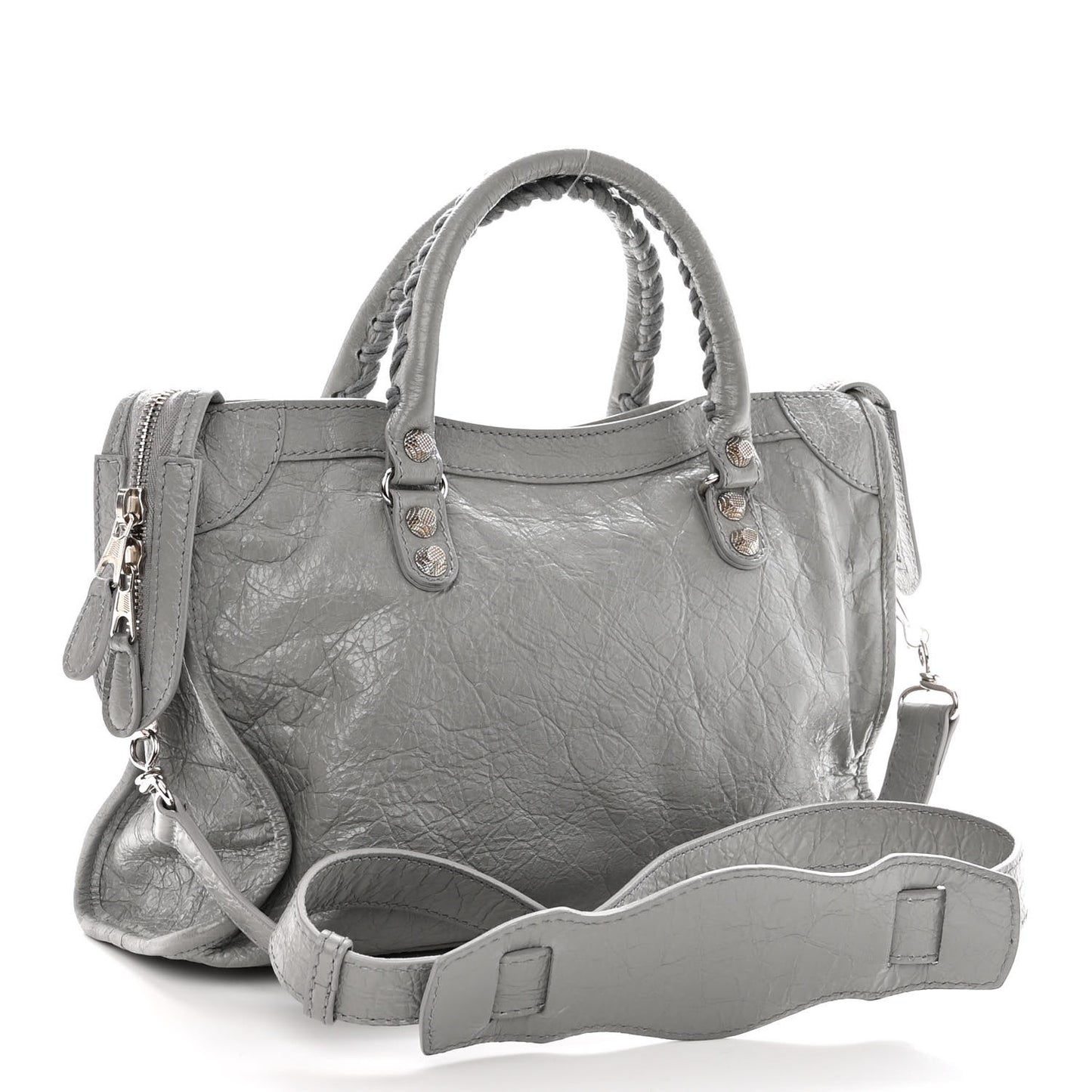 Agneau Giant 12 Silver Hardware S City Gris Haussmannien