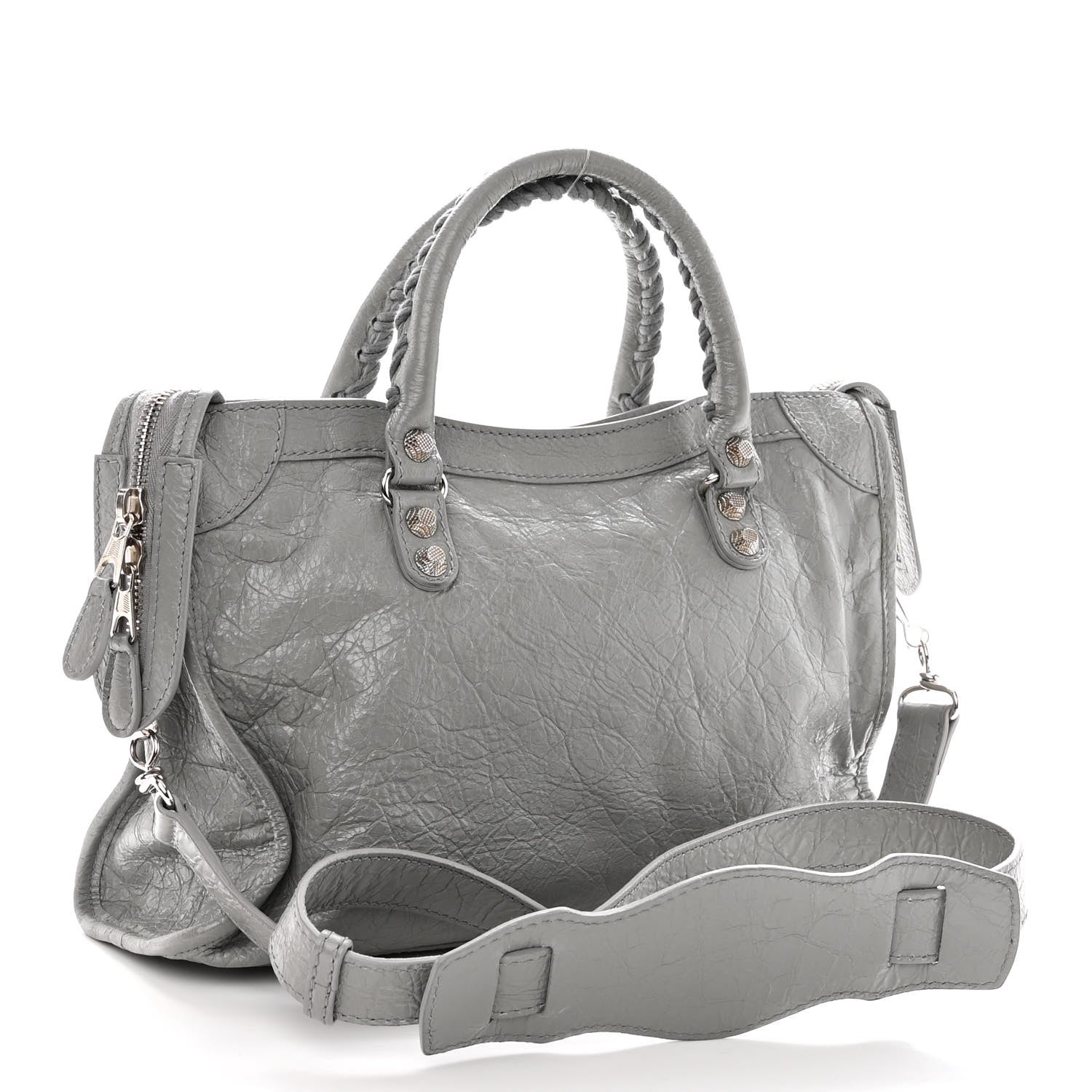 Balenciaga Agneau Giant 12 Silver Hardware S City Gris Haussmannien 3 of 9