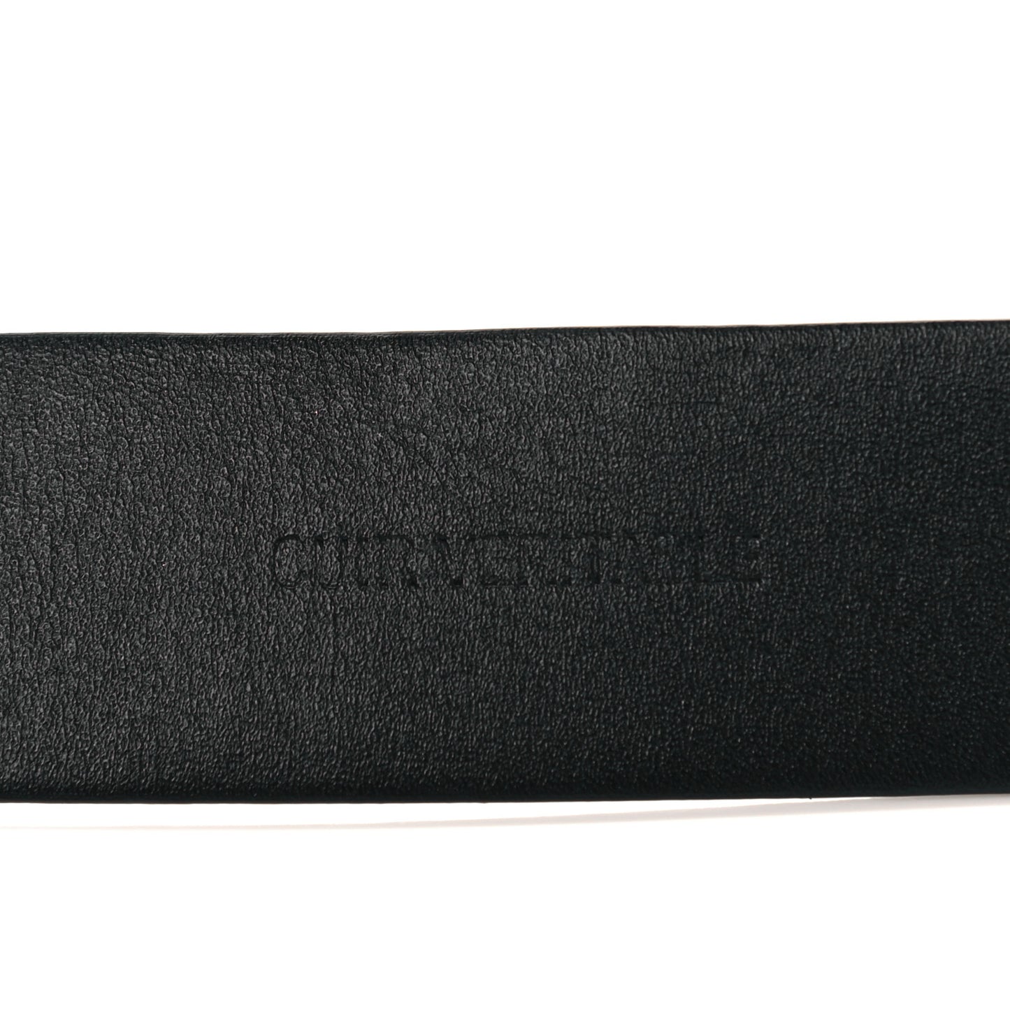 Calfskin Pearl Crystal CC Belt 90 36 Black