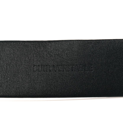 Chanel Calfskin Pearl Crystal CC Belt 90 36 Black 6 of 7