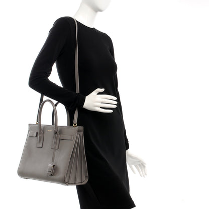 Saint Laurent Calfskin Small Sac De Jour Fog 3 of 10