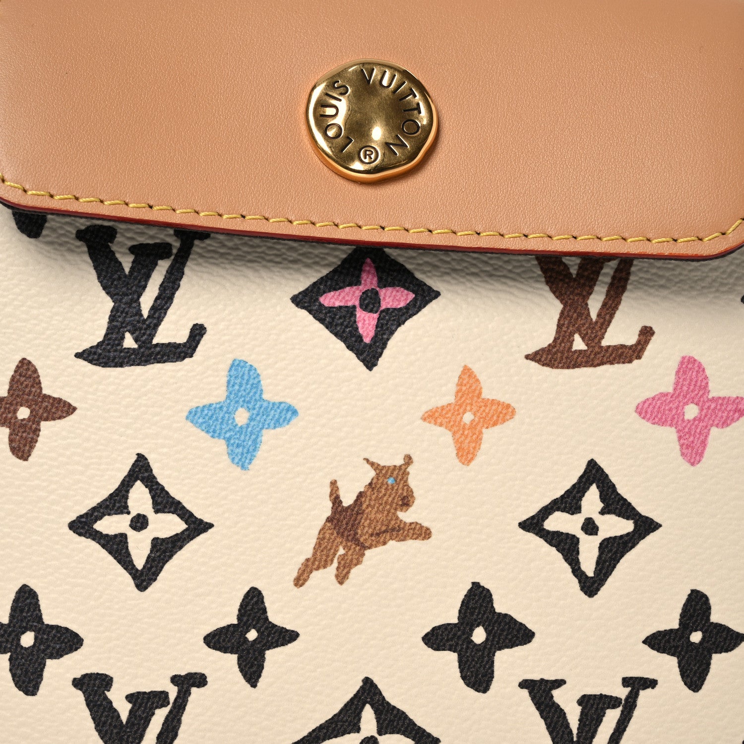 Louis Vuitton X TYLER THE CREATOR Monogram Craggy Nano Steamer  Vanilla 7 of 11