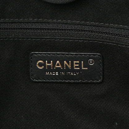 Chanel Lurex Boucle Small Deauville Tote Black 6 of 17