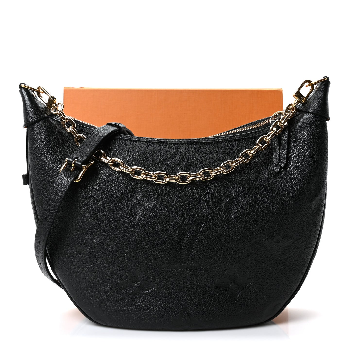 Empreinte Monogram Giant Loop Hobo Black