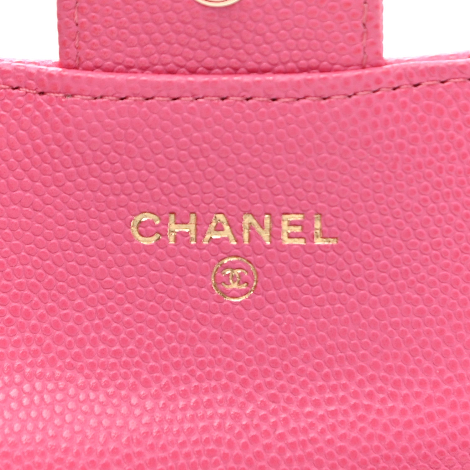 Chanel Caviar Quilted Flap Card Holder Wallet Pink 5 of 8