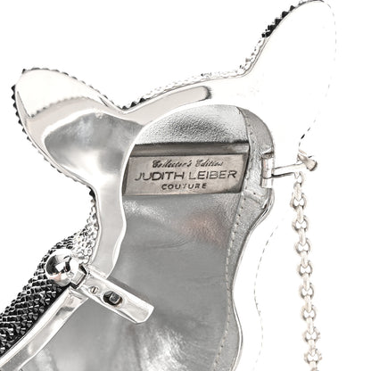 Judith Leiber Crystal French Bulldog Fred Minaudiere Clutch 6 of 14