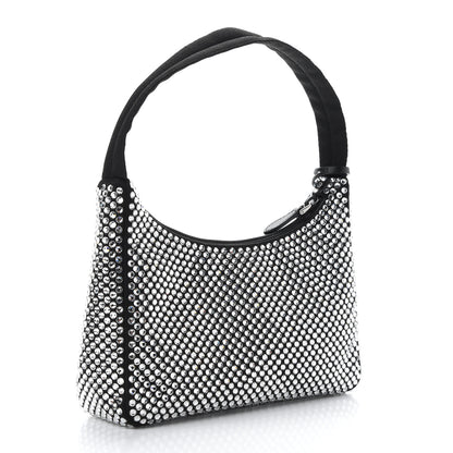Prada Satin Crystal Mini Re-Edition 2000 Bag Cristal 3 of 9