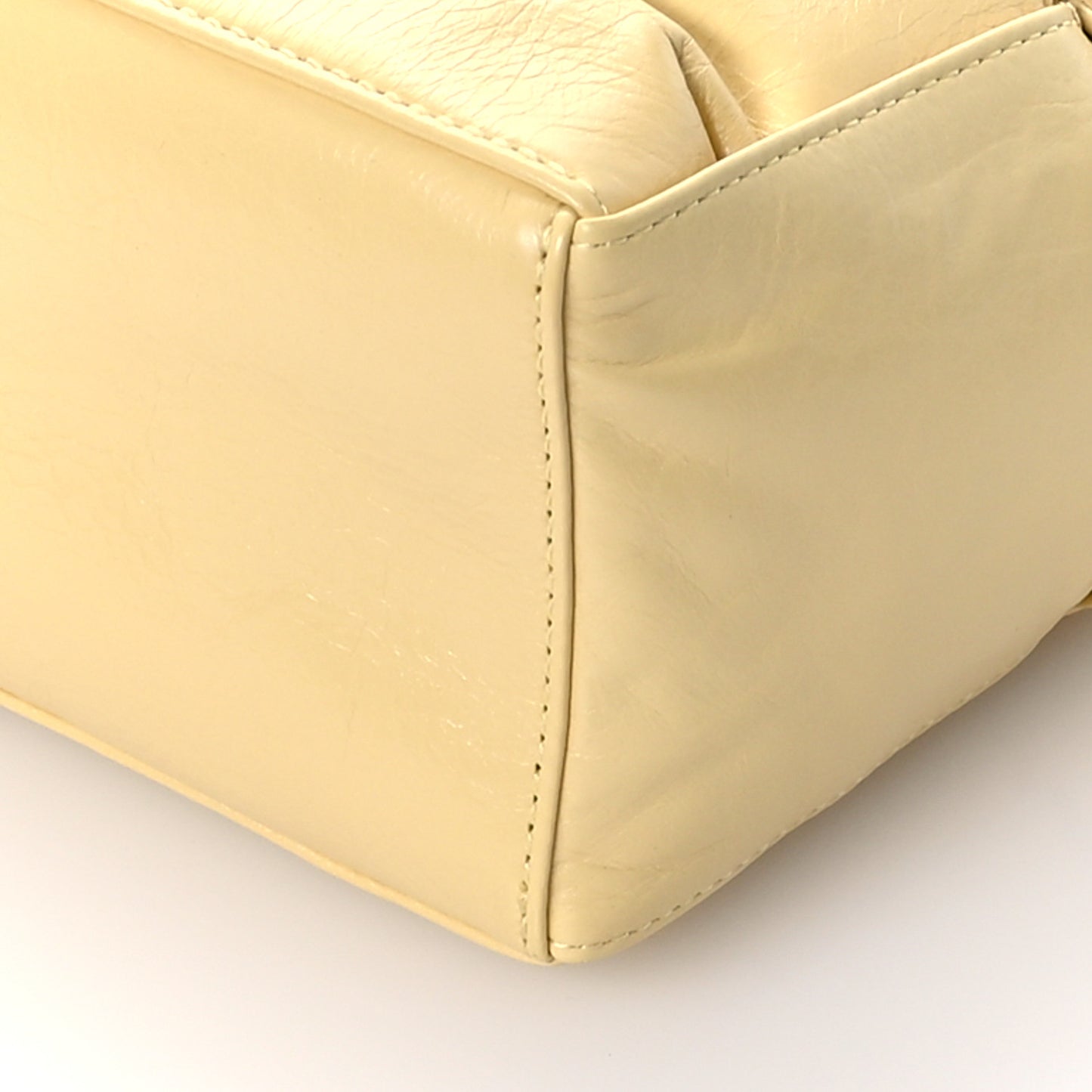 Paper Calfskin Maxi Intrecciato Arco Camera Bag Butter