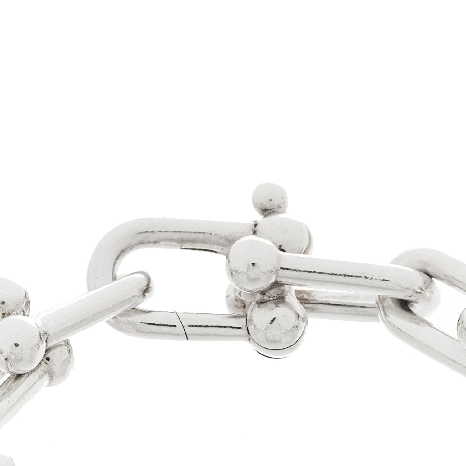 Tiffany Sterling Silver Large HardWear Link Bracelet 4 of 5