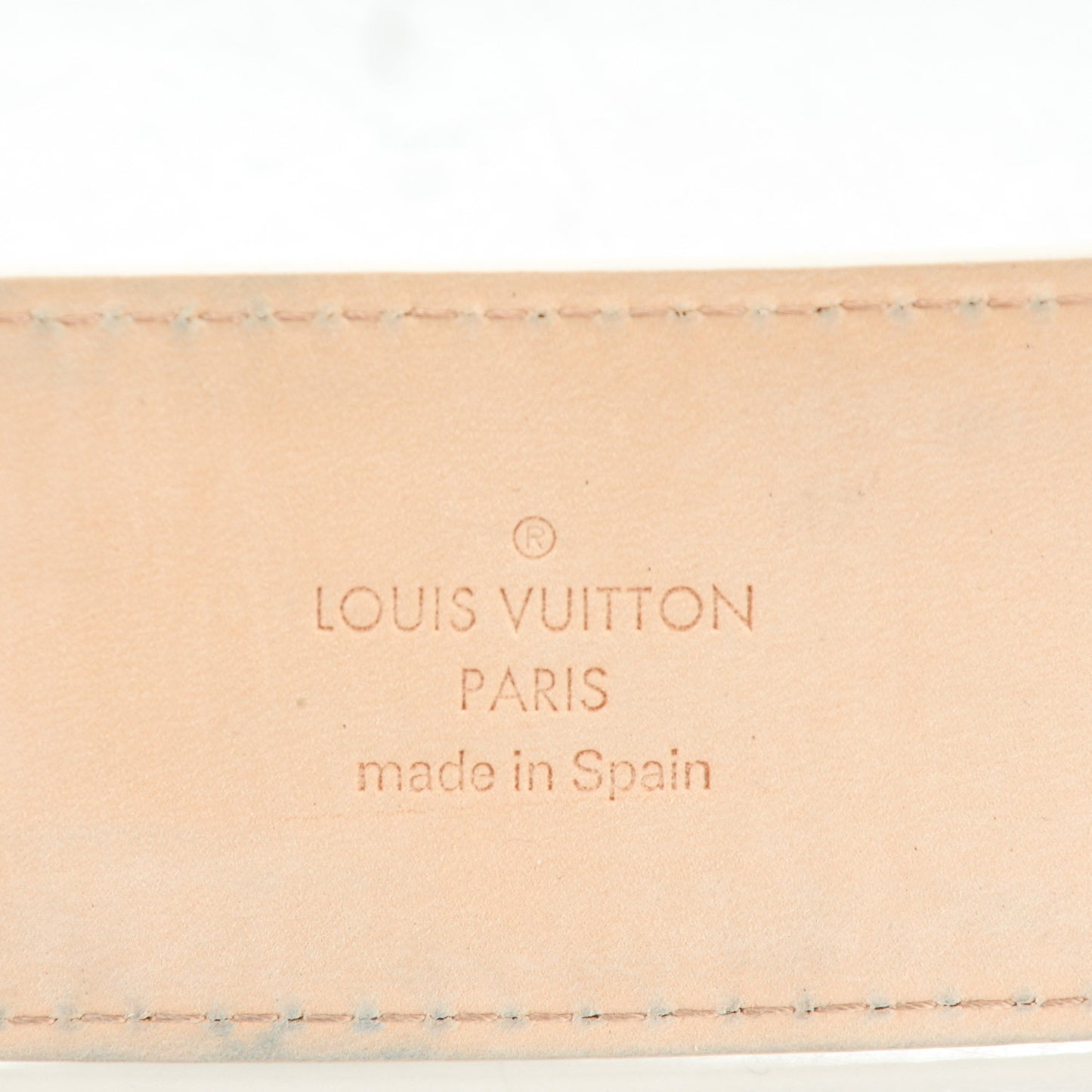 Damier Azur LV Initiales Belt 90 36