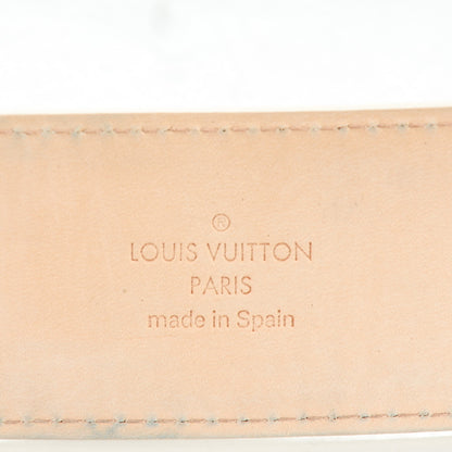Louis Vuitton Damier Azur LV Initiales Belt 90 36 5 of 8