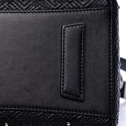 Givenchy Lambskin Logo Embossed Small Studded Antigona Black 11 of 14