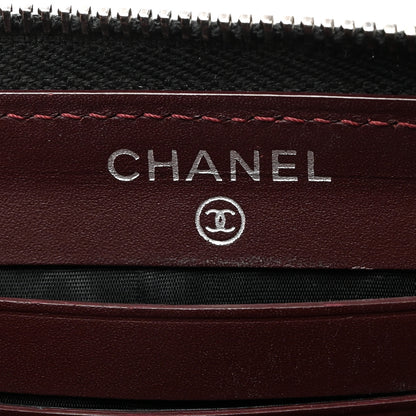 Chanel Caviar Quilted Medium Zip Around Wallet Black 6 of 8