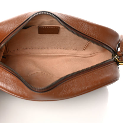 Gucci Glazed Calfskin Matelasse Diagonal Small GG Marmont Chain Shoulder Bag Cuir 5 of 10