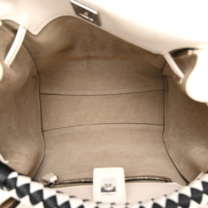 Mulberry Heavy Grain Small Iris Tote Chalk Black 5 of 9