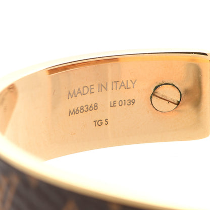 Louis Vuitton Monogram Cuff S Gold 5 of 6