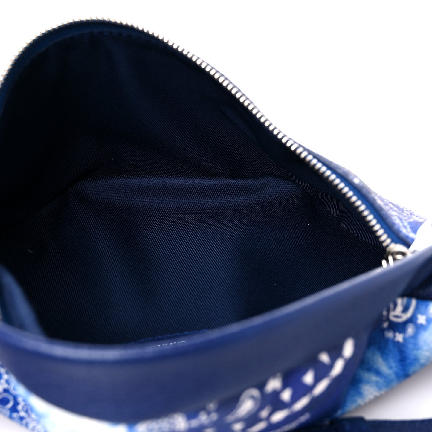Cowhide Monogram Bandana Discovery Bumbag PM Blue