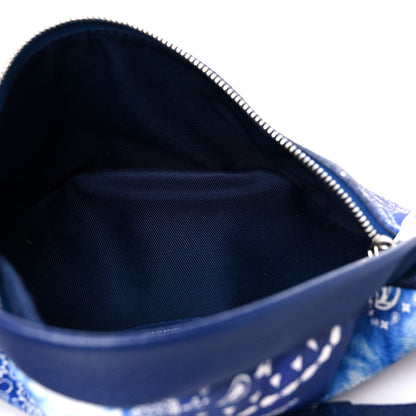 Louis Vuitton Cowhide Monogram Bandana Discovery Bumbag PM Blue 5 of 8