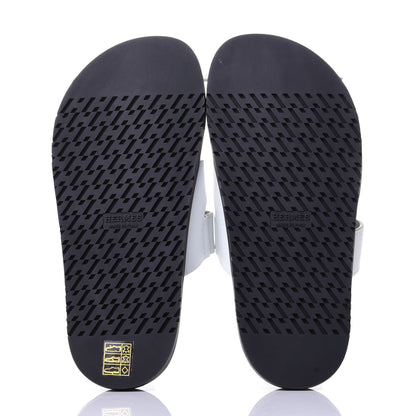 Hermes Calfskin Womens Chypre Sandals 37 White 7 of 11