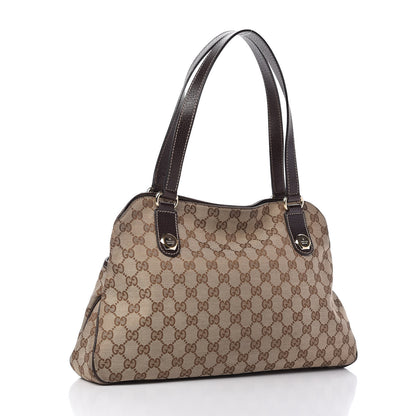 Gucci Monogram Medium Charmy Shoulder Bag Brown 3 of 10