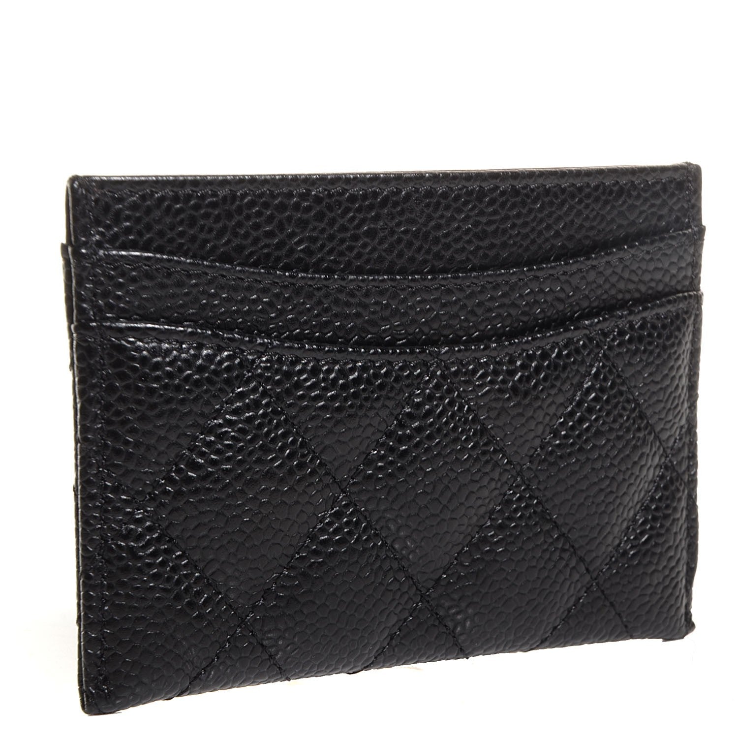 Chanel Caviar Quilted Card Holder Black 2 of 9